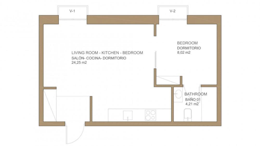 1 Bedroom 1 Bathroom Furnished - Chueca - Bright In Downtown Area - Mintystay 마드리드 외부 사진